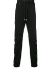 PHILIPP PLEIN LOGO BAND TRACK PANTS