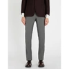 CORNELIANI LEADER-FIT STRAIGHT WOOL AND MOHAIR-BLEND TROUSERS