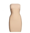 Commando Two-faced Tech Strapless Microfibre Slip Dress In True Nude