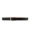 Magnanni Men's Manchester Square-buckle Leather Belt In Black
