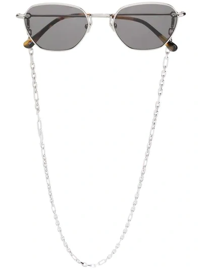 Alessandra Rich Round Sunglasses - 金属色 In Metallic