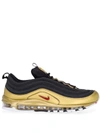 Nike Men's Air Max 97 Qs Casual Shoes, Yellow/black In Gold