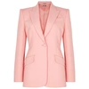 Alexander Mcqueen Fitted-waist Tailored Blazer