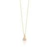 EDGE OF EMBER WHITE TOPAZ CHARM NECKLACE,2958540