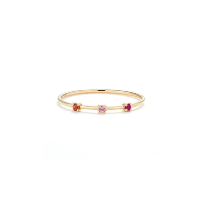 Edge Of Ember Pink Party Ring Set