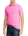 Polo Ralph Lauren Custom Slim Fit Mesh Short Sleeve Polo Shirt In Pink