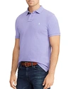 Polo Ralph Lauren Men's Custom Slim-fit Cotton Mesh Polo Shirt In New Lilac Heather