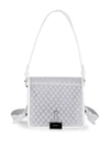 OFF-WHITE PVC Binder Clip Top Handle Bag