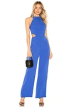 ABOUT US ABOUT US AUDREY CUT OUT JUMPSUIT IN ROYAL.,ABOR-WC21