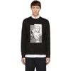 NEIL BARRETT NEIL BARRETT BLACK ICLAUDIUS SWEATSHIRT