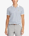 POLO RALPH LAUREN MEN'S STRIPED SOFT TOUCH CLASSIC FIT POLO