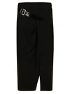Givenchy Sheath Wool Crepe Pencil Skirt In Black