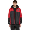 424 424 BLACK AND RED HUMMEL EDITION DADDY MICRO ZIP JACKET