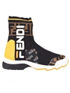 FENDI SOCK STYLE SNEAKERS,10768880