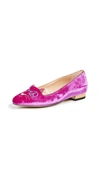 CHARLOTTE OLYMPIA PEACEFUL KITTY FLATS