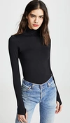 ENZA COSTA FITTED LONG SLEEVE TURTLENECK