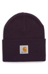 CARHARTT WATCH HAT - PURPLE,I020222