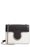 FERRAGAMO SMALL THALIA LEATHER SHOULDER BAG - WHITE,0705713