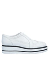 Hogan Lace-up Shoes In White