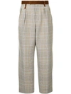 A(LEFRUDE)E CHECKED TROUSERS