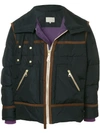 A(LEFRUDE)E CONTRAST TRIM PADDED JACKET