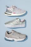 Adidas Originals Women's Originals Falcon Suede Casual Shoes, Grey - Size 9.0 In Raw Grey/ Raw Grey/ Light Pink