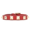 Valentino Garavani Rockstud Leather Bracelet In Multicolor