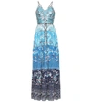 PETER PILOTTO FLORAL HAMMERED SATIN DRESS,P00360323