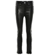 RAG & BONE EVELYN HIGH-RISE LEATHER SLIM JEANS,P00368568