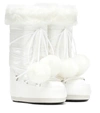 MOON BOOT CLASSIC POM POM ANKLE BOOTS,P00350601