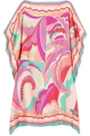 EMILIO PUCCI PRINTED SILK-TWILL DRESS