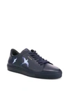 AXEL ARIGATO Clean Bird-Embroidered Leather Sneakers