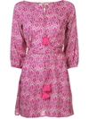 FIGUE FIGUE JULES PAISLEY DRESS - PINK