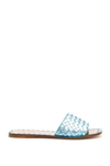 BOTTEGA VENETA RAVELLO WOVEN NAPPA SLIDES,10769093