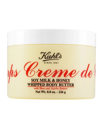 Kiehl's Since 1851 1851 Creme De Corps Soy Milk & Honey Whipped Body Butter, 8 oz In White