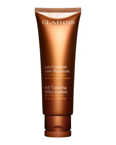 Clarins Self Tanning Milky-lotion For Face And Body, 4.2 Oz.