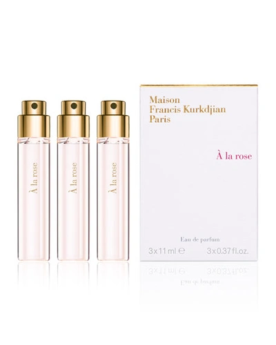 Maison Francis Kurkdjian 3 X 0.37 Oz. &#192; La Rose Eau De Parfum Travel Spray Refills