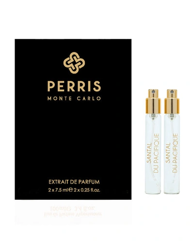 Perris Monte Carlo Santal Du Pacifique Extrait De Parfum Travel Spray Refill Gift Set