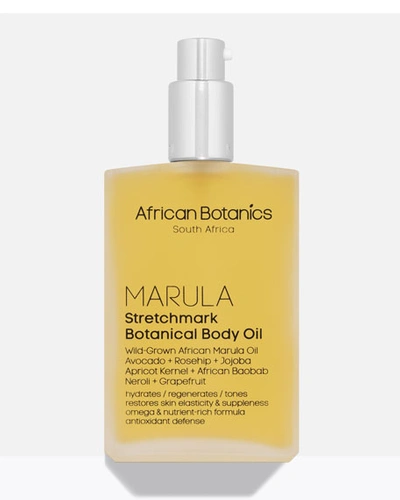 African Botanics + Net Sustain Stretchmark Botanical Body Oil, 100ml - One Size In Colourless