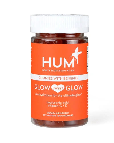 Hum Nutrition Glow Sweet Glow™ - Skin Hydration Vegan Gummies With Hyaluronic Acid & Vitamin C + E 60 Tangerine Ve In Dark Orang