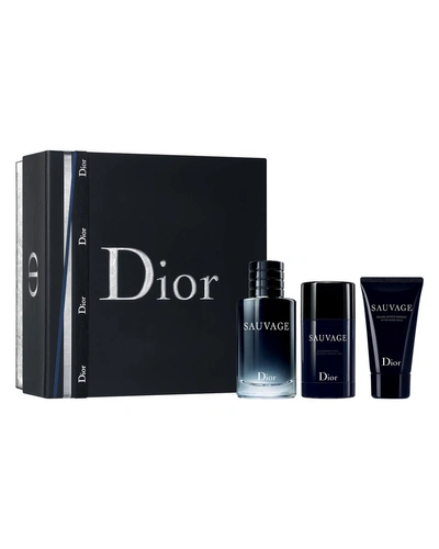 Dior Sauvage Eau De Toilette Three-piece Gift Set