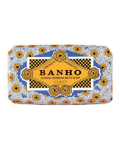 Claus Porto Banho Citron Verbena Soap, 5.3 oz