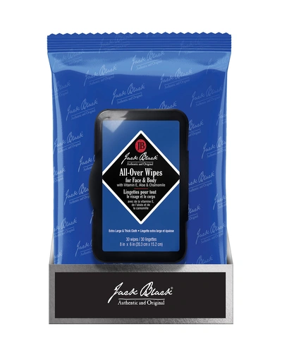 Jack Black All Over Wipes For Face And Body, 30 Count