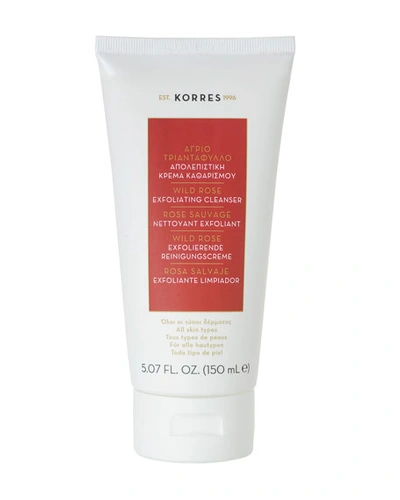 Korres Wild Rose Exfoliating Cleanser, 5.0 Oz./ 150 ml