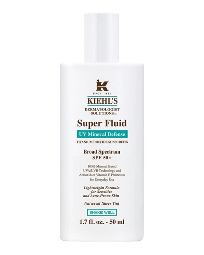 Kiehl's Since 1851 1851 Super Fluid Uv Mineral Defense Titanium Dioxide Sunscreen Broad Spectrum Spf 50+ 1.7 oz/ 50 ml In No Colour