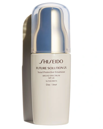 Shiseido 2.5 Oz. Future Solution Lx Total Protective Emulsion Broad Spectrum Spf 20 Sunscreen
