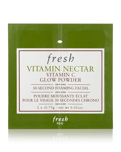 Fresh Vitamin Nectar Vitamin C Brightening Powder 12 X 2 Packettes 0.02 oz/ 0.75 G In White