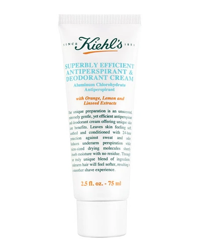 Kiehl's Since 1851 2.5 Oz. Superbly Efficient Anti-perspirant & Deodorant Cream In No Color