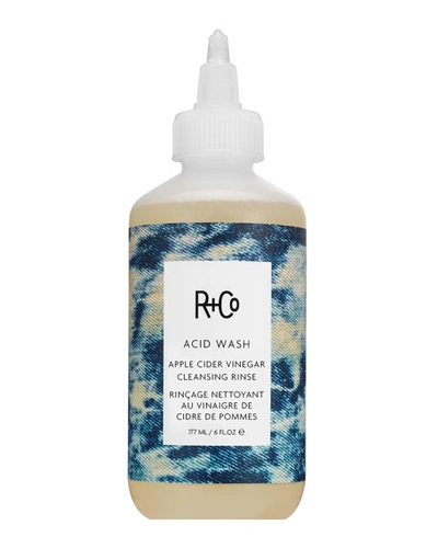R + Co 6 Oz. Acid Wash Apple Cider Vinegar Cleansing Rinse In Colourless