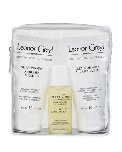 Leonor Greyl Luxury Travel Kit For Coloured/highlighted Hair